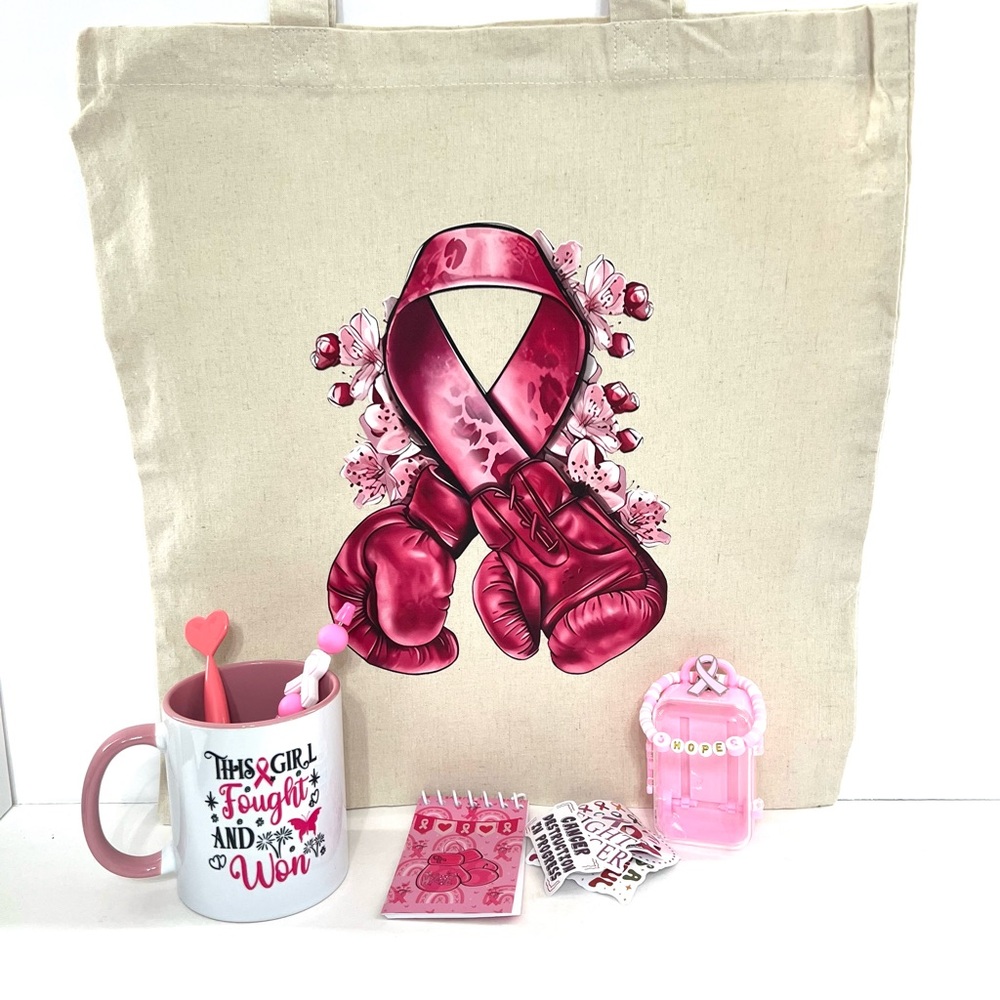 Breast Cancer Survivor Tote & Gift Bundle 🎀